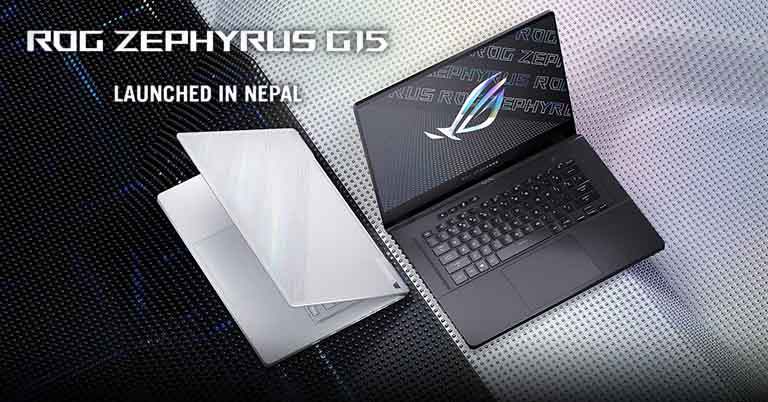 Asus ROG Zephyrus G15 With AMD Ryzen 9 5900HS Launches in Nepal