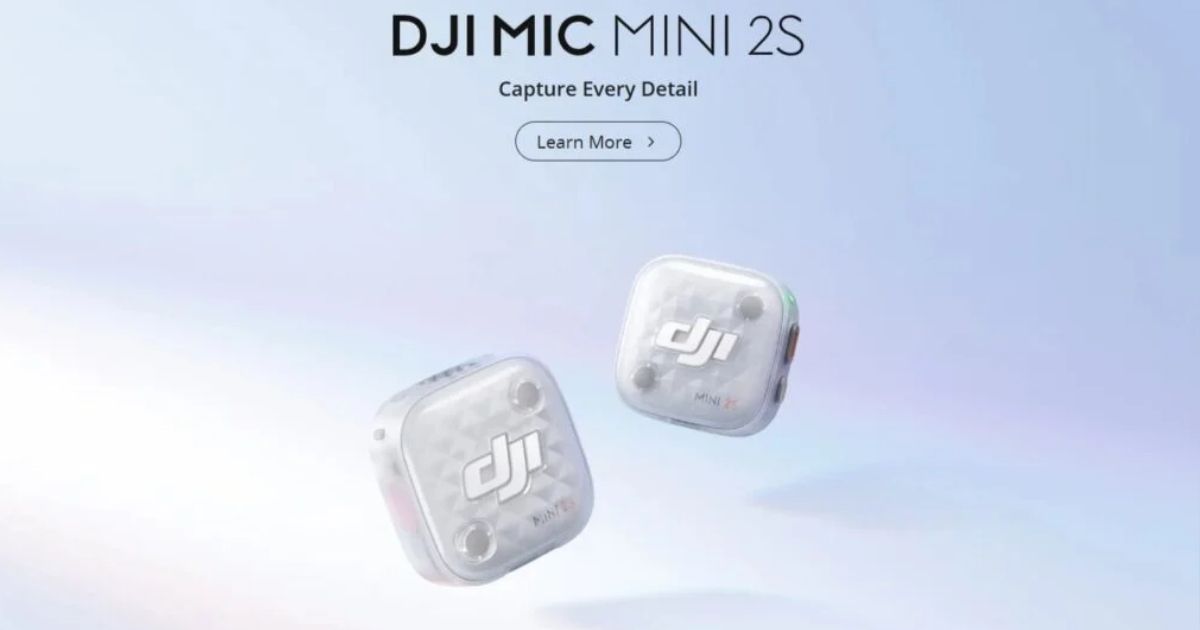DJI Unveils Mic Mini 2S with Enhanced Audio Features and Portability
