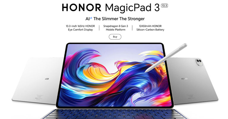 Honor MagicPad 3 Arrives in Nepal Soon to Challenge Xiaomi Pad 7
