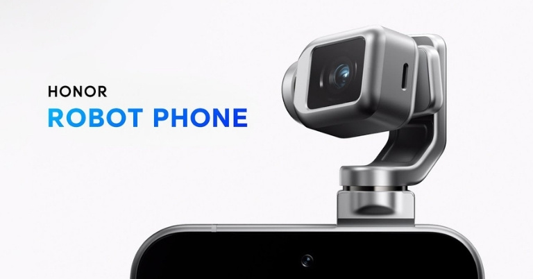 Honor Unveils Concept Robot Phone with Gimbal Camera System