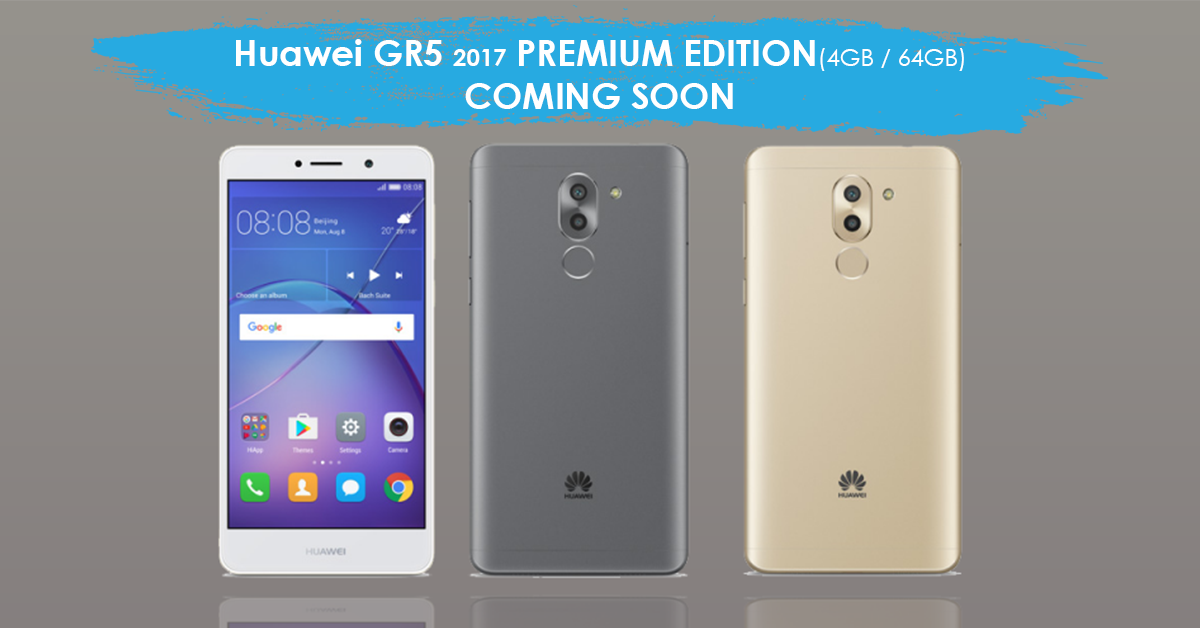 Huawei GR5 2017 Premium Edition With 4GB RAM and 64GB Storage Set for Launch in Nepal