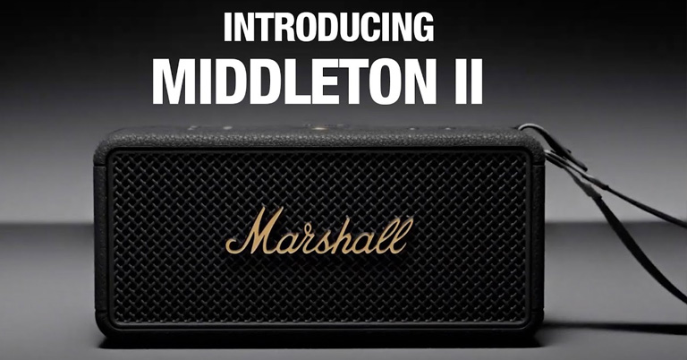 Marshall Middleton II Portable Speaker Arrives in Nepal with Extended Battery Life