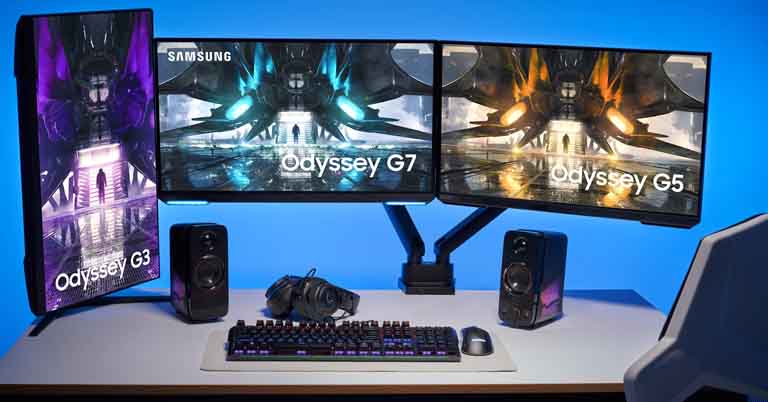 Samsung Launches New Flat-Panel Odyssey Gaming Monitors for 2021