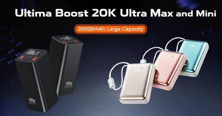 Ultima Introduces Dual 20,000 mAh Power Banks with Triple-Device Charging