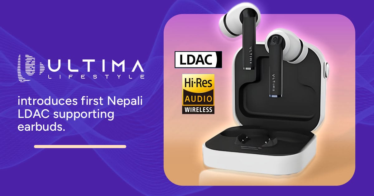 Ultima Prime Aura TWS Earbuds Set to Launch as Nepal's First Sony LDAC Certified Model